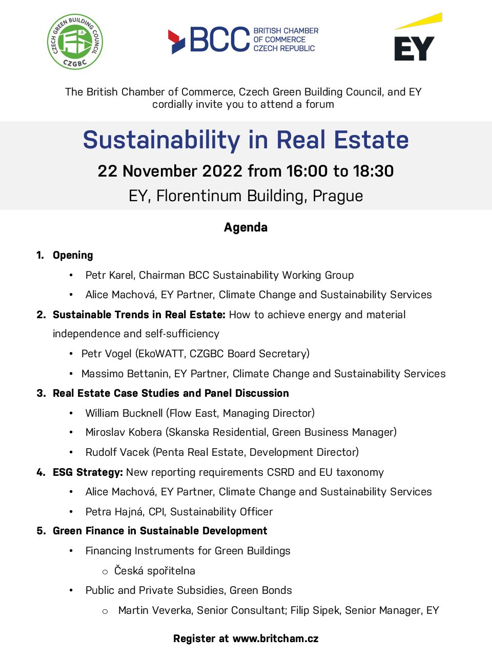 Event on Sustainability in Real Estate topic